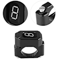 Miniatyrbillede 2 af 5: Speed Gear Display Holder Passer til 22mm, 28mm, Universal Motorcykel Speed Gear Display Indikator Holder Beslag Sort, Motorcykel Universal Gear Display Brac