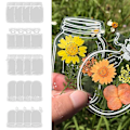 Miniatyrbillede 1 af 5: Tørret blomst bogmærke flaske, gennemsigtig tørret blomst bogmærker, diy tørret blomst bogmærke, fit Femal, A