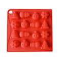 Miniatyrbillede 1 af 5: Silikon Juletre Snemand Form Jule Halloween Kage Dekoration Flip Slik Gele Pudding Form