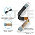 Miniatyrbilde 3 av 3: 40 Gbps USB 4-kabel for Thunderbolt 4, 100 W lading, 40 Gbps dataoverføring