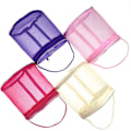 Miniatyrbillede 3 af 5: Bærbar Organizer Strikkeværktøj Garn Etui Mesh Taske Hæklegarn Opbevaring Tote Kurve Pink S 14X13cm