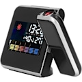 Miniatyrbild 1 av 4: Projektionsväckarklocka, väderklocka sängbord med 180 projektor, LCD-digitalklocka med 12/24H för sovrum