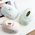 Miniatyrbillede 4 af 4: Tegneserie Dinosaur Tissue Box Holder, Serviet Papir Organizer Holder Opbevaringsboks Beholder Desktop Tissue Holder Tissue Etui