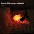 Miniatyrbillede 3 af 5: 3D ildsprøjtende natlys drage, 3D-print flamme dinosaur lampe stemningslys USB genopladelig, til stue soveværelse indretning festival børns gave
