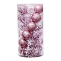 Miniatyrbild 1 av 5: Julgranspynt 30 rosa julgranspynt, husdjursäker material diameter är 60mm/2.3