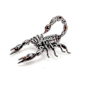 Miniatyrbild 1 av 3: Fjärrstyrd Elektronisk Skorpion Lurig Simuleringsdjursleksak (svart)