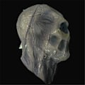 Miniatyrbillede 4 af 4: Halloween Gyserkræfte Skræmmefugleskremsel Latexmaske Kostumefest Rekvisit Skræmmende Skelet Skræmmefugleskremsel Maske (farve 2)