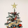 Miniatyrbilde 5 av 5: Juletrær Toppstjerne Med Vakre Led-lys. Metall Glitter Julestjerne Tre Topper For Jul