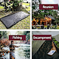 Miniatyrbilde 4 av 5: Camping Myggnett Seng Kompakt Og Ultralett For Reise Finneste Hull Mesh 2000 Netting For Camping Og Fotturer, Uten Sovematte
