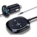 Pikkukuva 1 / 3: Bluetooth-autonäyttö, Aux Bluetooth-sovitin autoon handsfree-puheluille ja musiikin suoratoistolle, langaton Bluetooth-vastaanotin