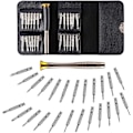 Miniatyrbillede 1 af 6: Præcisionsmekaniker skruetrækkersæt, 25-i-1 mini Torx Allen nøgle præcisionsmekaniker værktøjssæt magnetiserbart reparationssæt til urbriller model