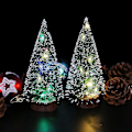 Miniatyrbillede 4 af 5: Træ Juletræer Bordplade Julepynt Træ Fyr Juletræer Pynt Snebelagt (40 cm)