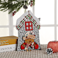 Miniatyrbild 2 av 4: 5 st julsnöhus äppelpåse födelsedagspresent Handväska Kreativ söt julnatt Godispåse