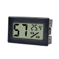 Miniatyrbillede 1 af 5: 1 stk. Mini Digital LCD Termometer Hygrometer, Digital Termometer Hygrometer Indikator til Køkken Kontor Hjem Fugtere Inkubatorer Krybdyr (Sort)