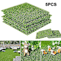 Miniatyrbilde 1 av 4: 5 stk Mikrolandskapsdekorasjon DIY Simulering Plen Kunstige Planter Turf Moss (15*15cm)