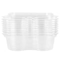 Miniatyrbillede 1 af 2: 20 stk. Praktiske Cupcake Beholdere Muffin Kop Emballageboks Mousse Kageboks (hvid)