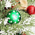 Miniatyrbillede 4 af 5: Juletræshængende Ornament Sæt Ubrækkelige Julekugler Stjerner Vedhæng (rumblå)