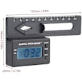 Miniatyrbild 2 av 5: LCD-display Digital Pitch Gauge, Plastskruv Pitch Gauge Elektronisk Digital Pitch Gauge Med Multifunktion För Vanliga RC-Helikoptermodellblad