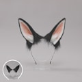 Miniatyrbilde 2 av 2: Katt Rev Hodebånd med Kunstig Pelsører Søt Halloween Kostyme Cosplay Håndlaget Dyrepelsører Hårbånd (farge 5)