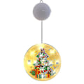 Miniatyrbild 1 av 3: LED-sugkoppsträngljus Juldekorationer för hemhängande girlang Julgransprydnader (Julgran)