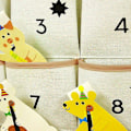 Miniatyrbillede 5 af 5: 24 Lommer Julekalender Nedtælling Hængende Julegave