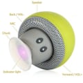 Miniatyrbild 2 av 5: Bluetooth 5.0 Mini Högtalare, Mini Bluetooth Högtalare, Vattentät Silikon Sugkoppsfot (Ljusblå)