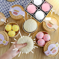 Miniatyrbild 2 av 3: Dumpling Stressboll Fidgetleksak, Dumpling Squishy Stressboll Ångad Fylld Bulle Kläm Stressavlastande Leksak, Degbollar Squishy Dumpling Fidget