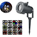 Pikkukuva 2 / 5: LED-projektiolamppu Jouluvalot LED-projektori Yhteensopiva Joulun / Halloween-projektiolamppu Vedenkestävä IP65 Jouluvalot Ulko LED