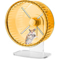 Miniatyrbild 1 av 5: Tyst Hamsterhjul, 18 cm Supertyst Hamsterlöphjul med Justerbart Stativ, Tyst Spinner Hamsterlöphjul för Hamstrar, Gerbiler, Dvärg