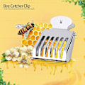 Miniatyrbild 2 av 5: Biuppfödningsutrustning Bisäker rostfri märkningsbur Biuppsamlingsklämma Biuppfödningsgadget (1-pack)