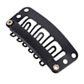 Miniatyrbild 3 av 5: 10 st 32mm U-formade Metallhårklämmor för Hårförlängningar Vävt Clip-on Peruk