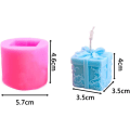 Miniatyrbild 2 av 5: 3d Jul Ljusformdiy Julgran Hjort Tomte Silikonform Ljus (Färg Slumpmässig)