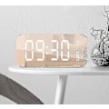 Miniatyrbild 2 av 4: Multifunktionell LED digital väckarklocka, Bluetooth-högtalare, sängbordsljus elektronisk