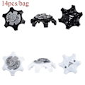 Miniatyrbild 2 av 5: 14 st / förpackning Tpr Golf Spikes Pins 1/4 Vrid Snabb Twist Skospikes Ersättning