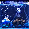 Miniatyrbillede 4 af 5: Undervandsdekoration til fiskebeholder 1 stk - ubådsstil - ubåd (brun) - undervands