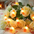 Miniatyrbild 3 av 4: Honungsbi-Fairy String Lights - 3m 20 LED Djur String Lights 3AA / USB-kontakt, Simulerad Bi Dekorationsbelysning för Inomhus och Utomhus Bröllop Fest Trädgård