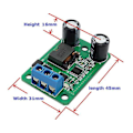 Miniatyrbild 2 av 2: 24 V/12 V till 5 V/5A 25 W DC-DC synkron steg-ner modulomvandlare