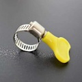 Miniatyrbillede 3 af 3: 16 stk. rustfrie stålslangeklemmer med vingemøtrik - Justerbart håndtag 10-38mm