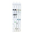 Miniatyrbillede 2 af 4: Dør Sko Organizer Hængende Skab Holder Hanger Opbevaringstaske Stativ (Hvid)