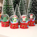 Miniatyrbild 5 av 5: Glas Snöglob Exklusiv Semesterdekoration Glödande Hantverk Julgran Tomte Snögubbe Glaskula Ornament Heminredning