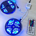 Miniatyrbild 5 av 5: DC 12V IR trådlös fjärrkontroll för fjärrstyrning av 5050 3528 RGB LED-remsor -(En huvudanslutning)