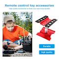Miniatyrbild 4 av 4: Hemmodell Reparationsstation Arbetsställ, 360° Roterbar 1/8 1/10 1/12 1/16 Rc Bilverktyg (Röd)