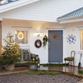Pikkukuva 4 / 4: Aurinko-seinäkoriste Koti- ja Puutarhakoristeeksi Taotusta Rauta Musta Sininen Kolmiulotteinen Metalli Luova 30cm Ripustus