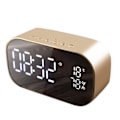 Miniatyrbild 1 av 5: S2 Bluetooth Subwoofers, Dubbel Tri-Fold Spegel Funktion Mini Alarm Stereo Högtalare Sängbord