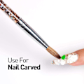 Miniatyrbillede 5 af 5: Akryl Neglebørste Til Akrylpulver Manicure Pedicure 1stk(8)