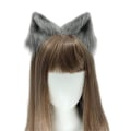 Pikkukuva 1 / 2: Parin korvien hiuspinnit, plushiset kettu- ja kissankorvat, cosplay-juhliin, hiuspanta (väri 8)