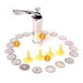 Miniatyrbilde 2 av 5: Kakepresse Bake Cookie Machine Rustfritt Stål Cookie Gun