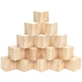 Miniatyrbild 1 av 5: Träkuber (50-pack) 2 X 2 X 2 cm (0,78 X 0,78 X 0,78 tum) Träkuber Oavslutade furuträblock