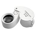 Miniatyrbillede 1 af 4: Juveler Lupe Glas Loupe 40X 25mm Øje Lup 2 LED Lys