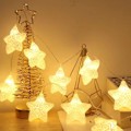 Miniatyrbillede 5 af 5: 3m 20 LED'er Ed Pentagram Lysstreng Hjem Rotte